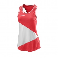 Wilson Tennis Tank Team II 2021 koralowy/biały Damski